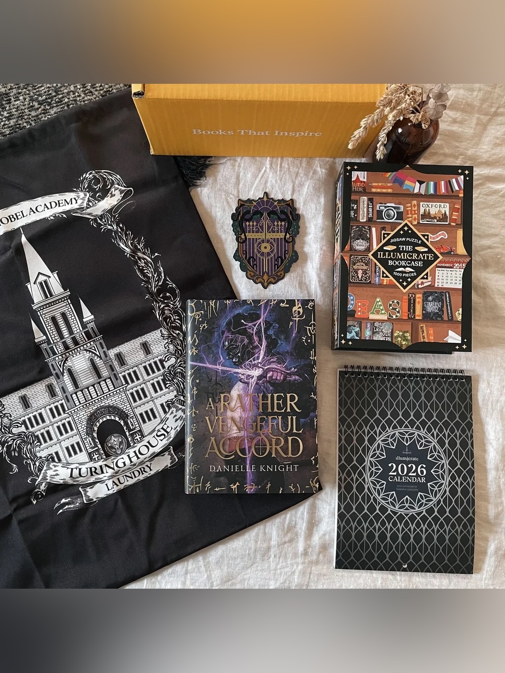 The Illumicrate Bookcase 1000 piece puzzle